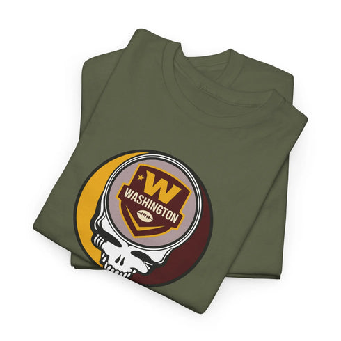 Grateful Dead - Washington Commanders Stealie Unisex T-Shirt - NFL - StealieShop